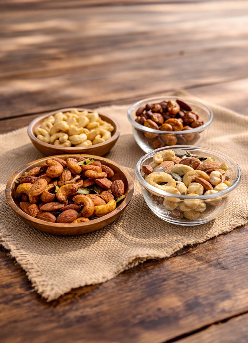 Gourmet nut mixes for private label snack brands